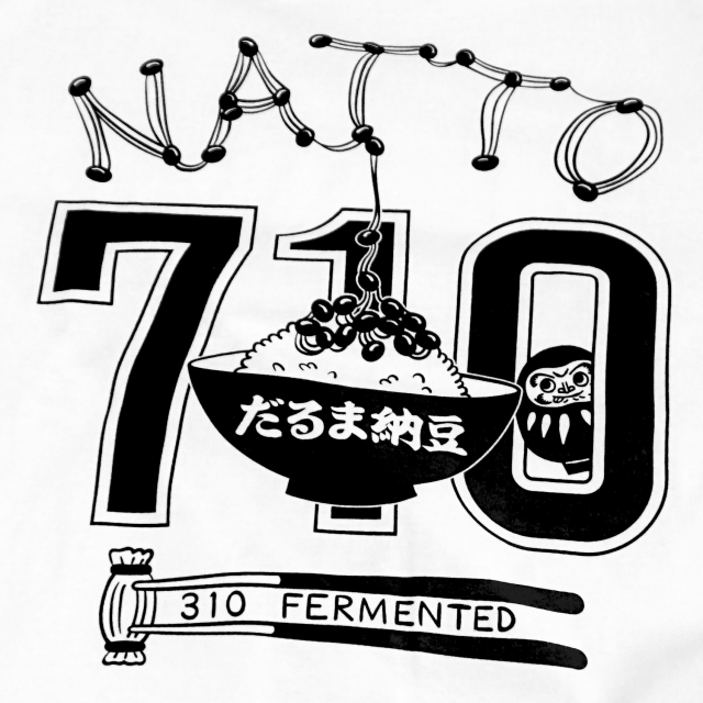 だるま納豆オリジナルTシャツ